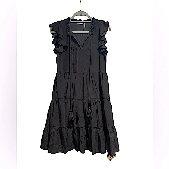 Love Token Roland Midi Dress in Black, Size XS - Picture 2 of 7